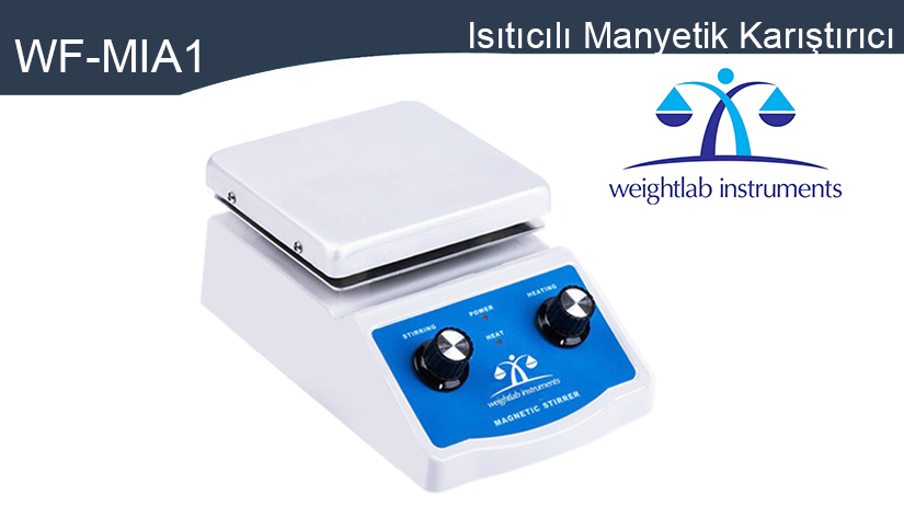 WEIGHTLAB WF-MIA1 Isıtıcılı Manyetik Karıştırıcı 380 °C / 2000 rpm / 2 L